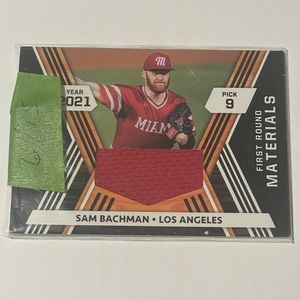 #FRM-SB 2021 Panini elite extra addition baseball, Sam Bockman LA uniform draft